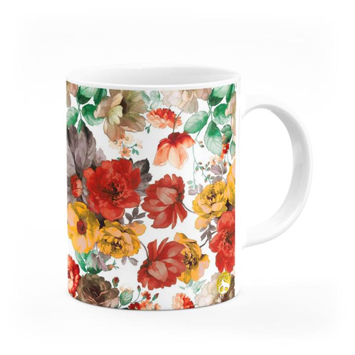 ماگ هومرو طرح گل مدل MG1009 Hoomero Flower MG1009 Mug